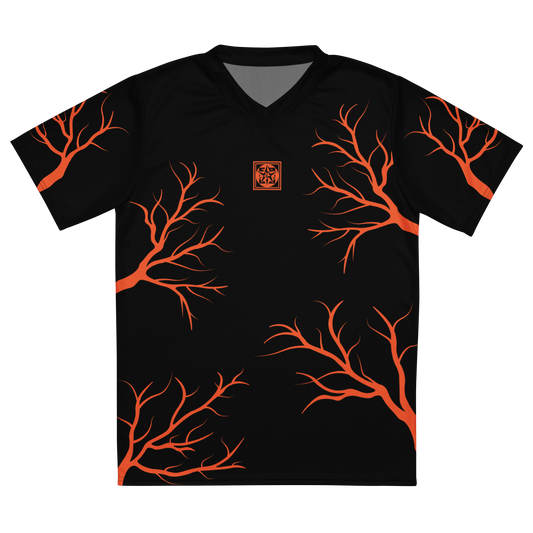 Rami pattern jersey black orange