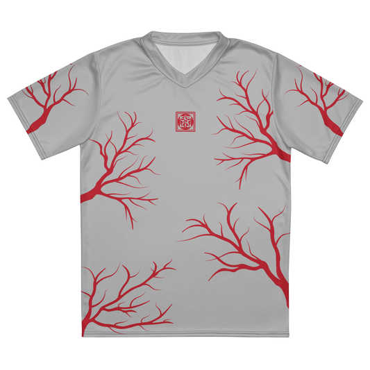 Rami pattern jersey silver red