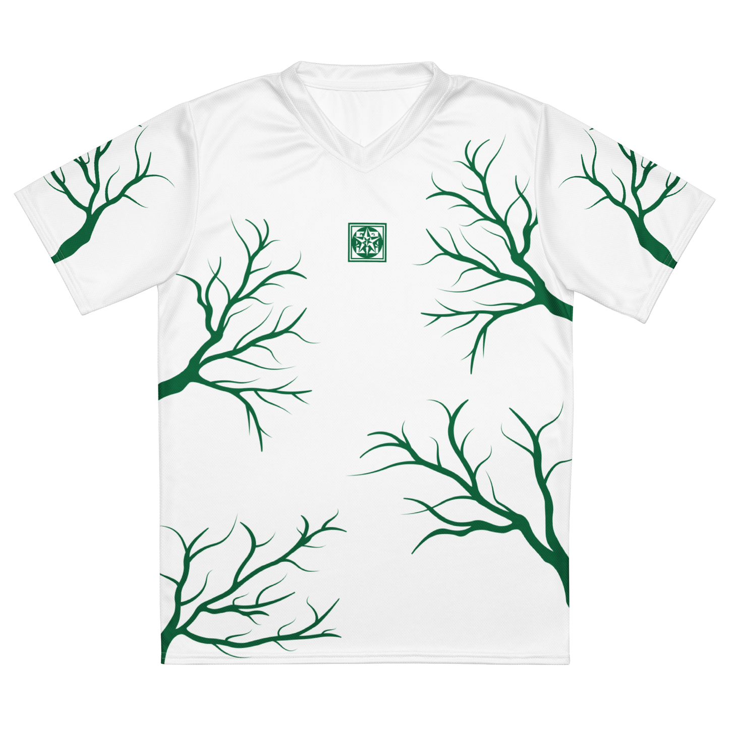 Rami pattern jersey white green