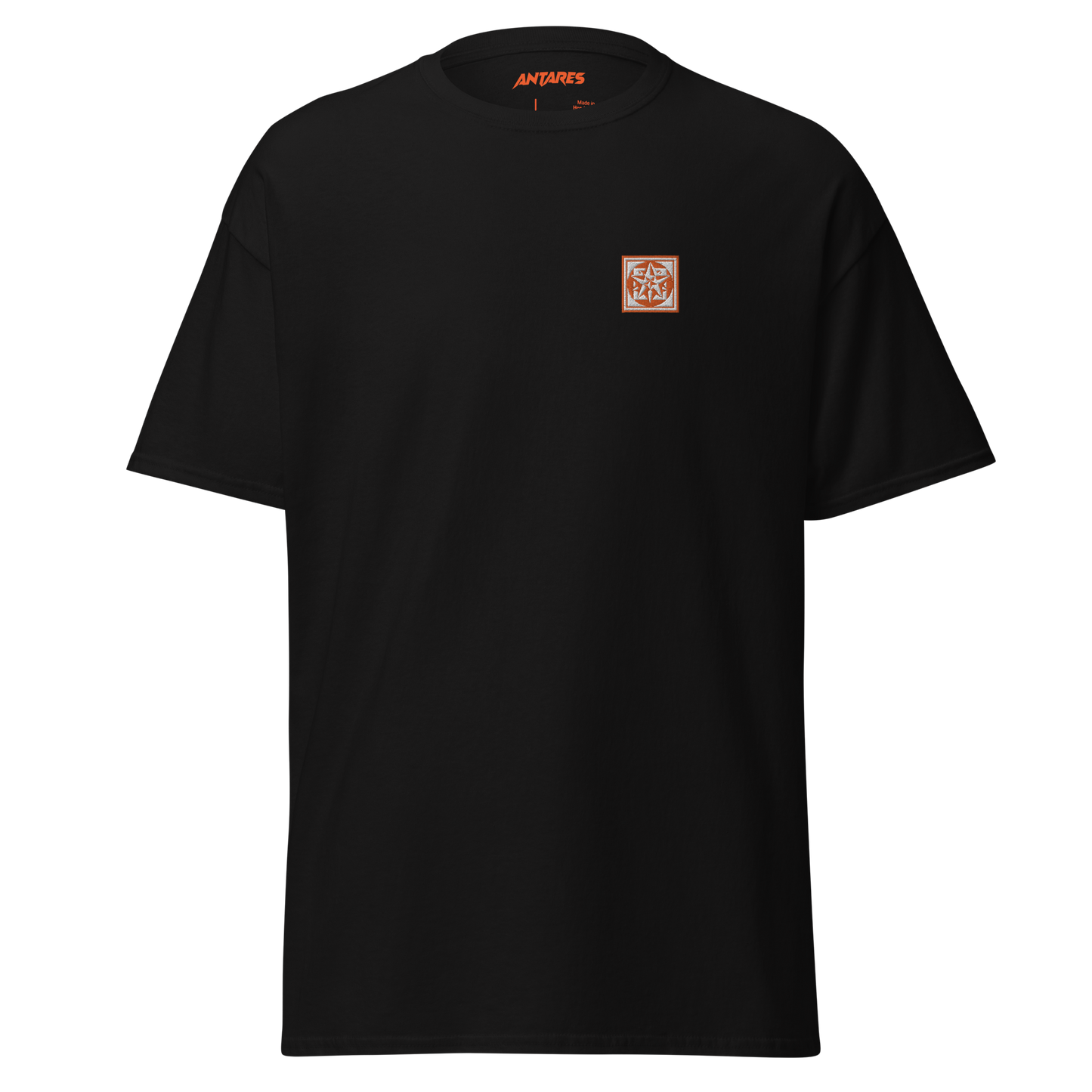 Arbor t-shirt black and orange (embroidered logo)