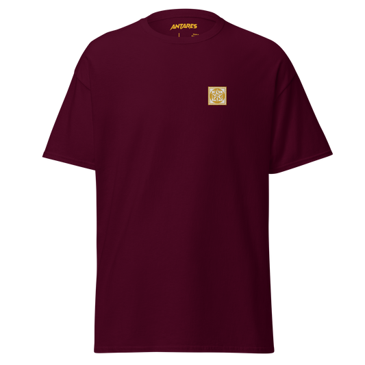 Arbor t-shirt red and gold (embroidered logo)