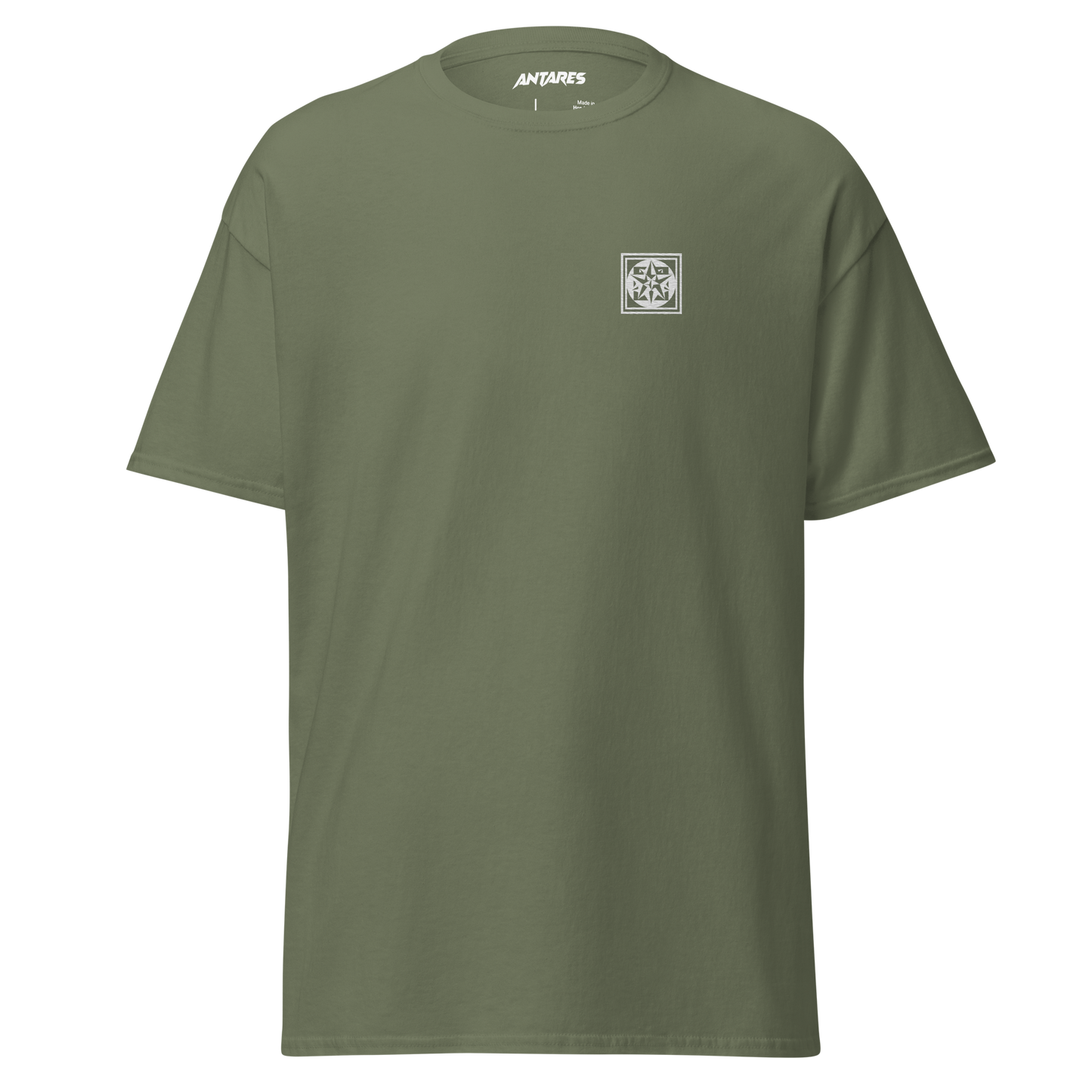 Arbor t-shirt green and white (embroidered logo)