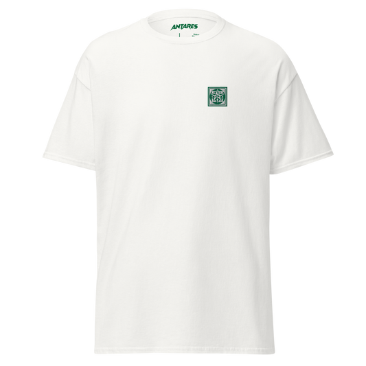 Arbor t-shirt white and green (embroidered logo)