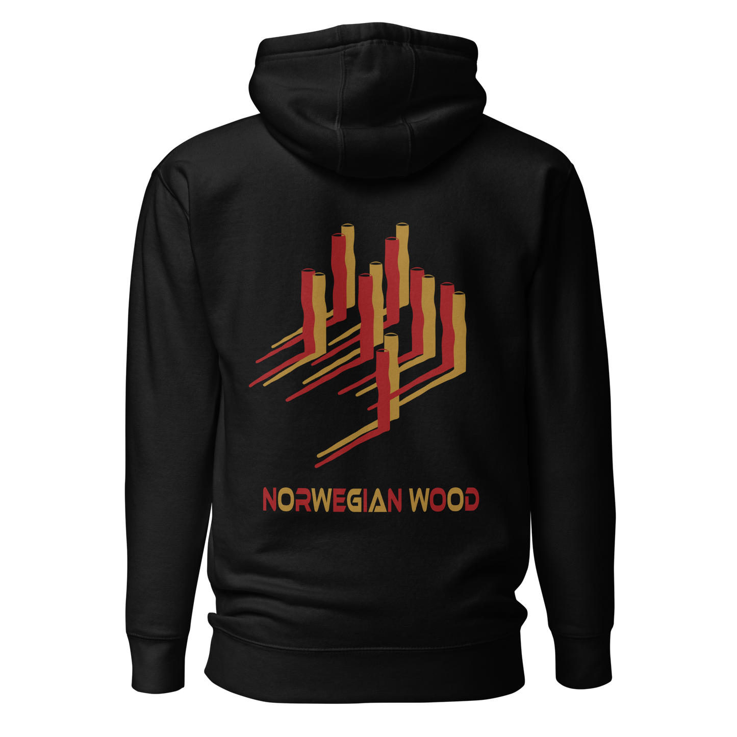 Black Hoodie Norwegian Wood