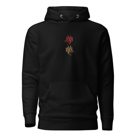 Black Hoodie Norwegian Wood