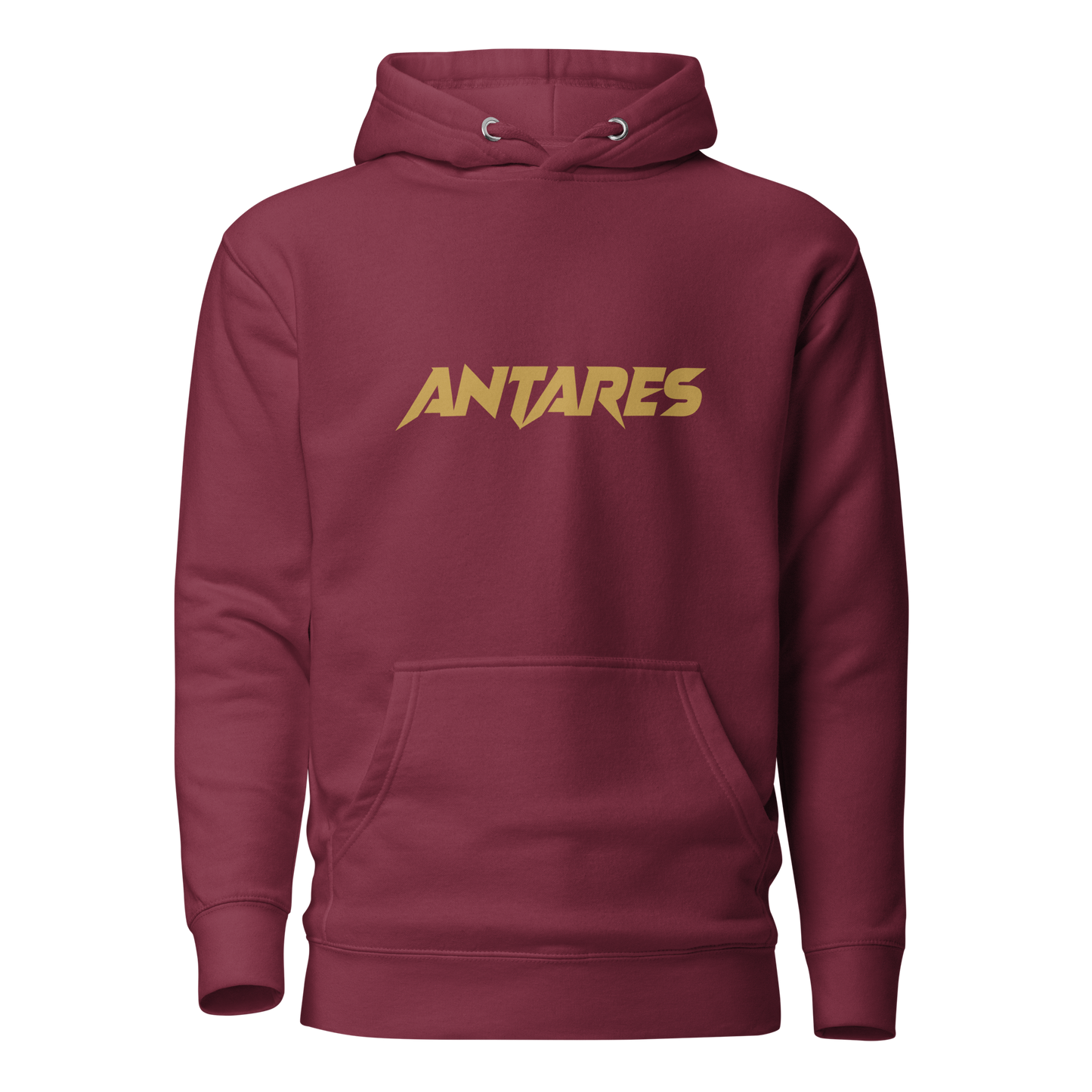 Parachute hoodie bordeaux and gold