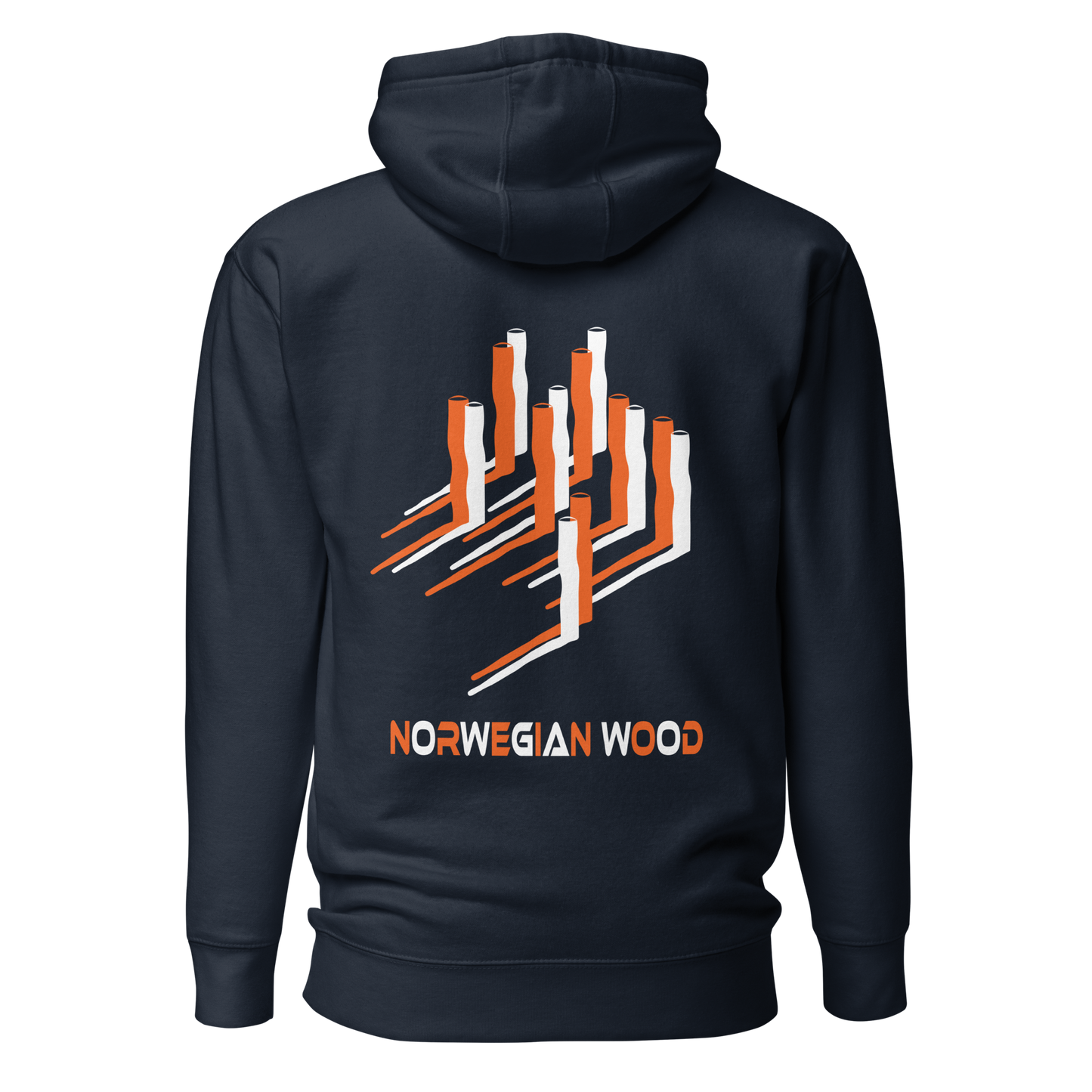 Blue Hoodie Norwegian Wood