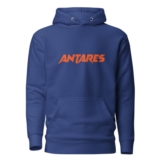 Parachute hoodie blue orange