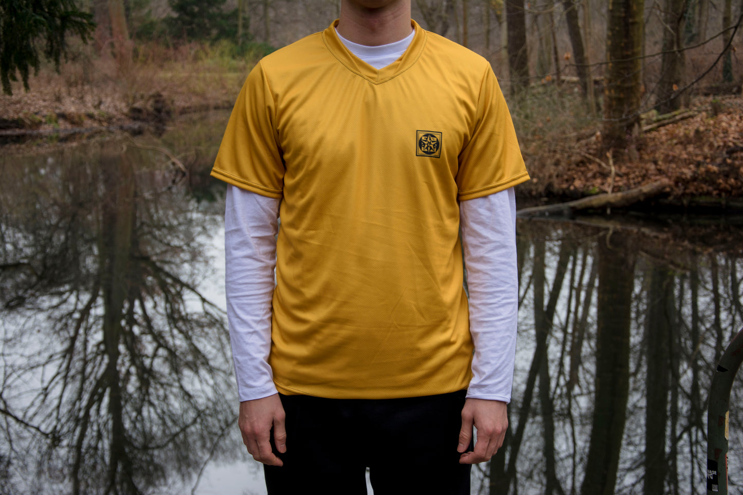 Arbor jersey gold black